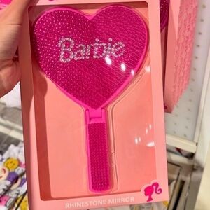 Barbie Rhinestone Hand Mirror